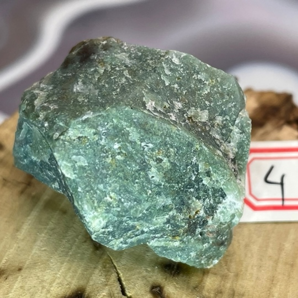 18756 Агат моховой галтовка необработанная 36-38мм--26