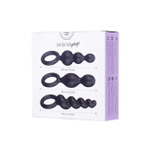 Набор анальных стимуляторов Satisfyer Plugs (Цвет: черный)