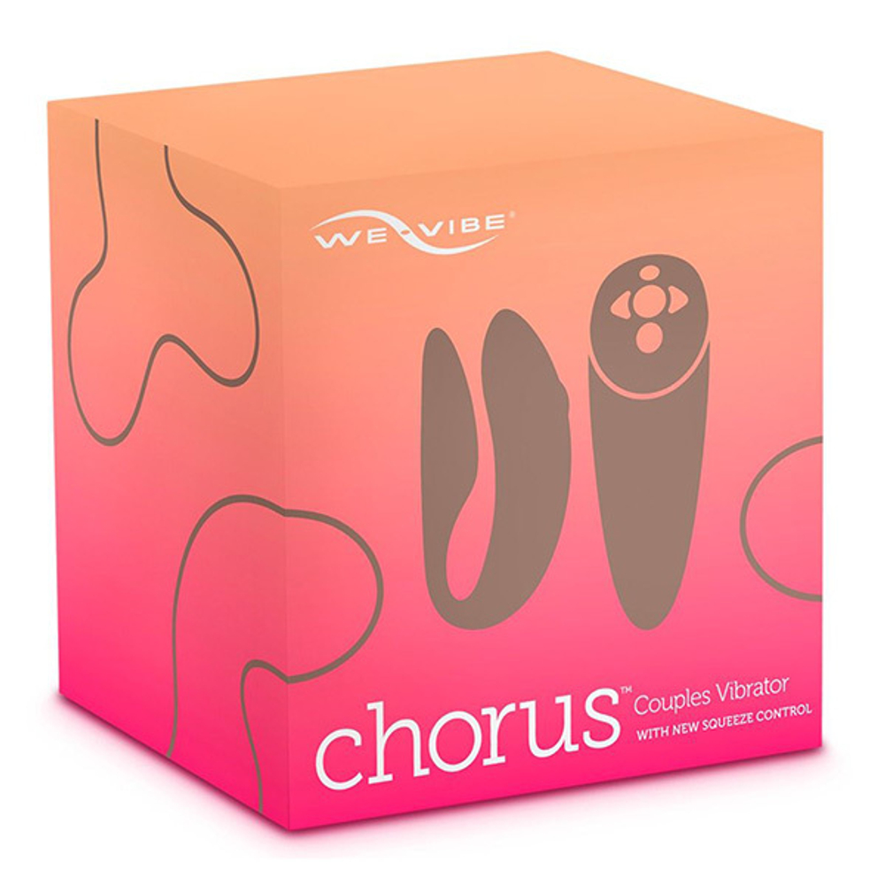 Розовый вибратор 7,8см для пар We-Vibe Chorus Pink SNHRSG3