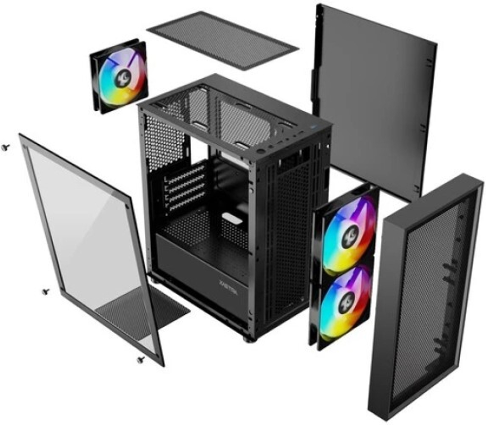 Корпус mATX Xastra A305M 3FRGB