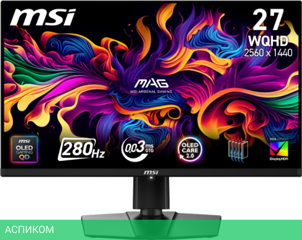 Монитор MSI 26.5" Mag 271QP QD-OLED X28