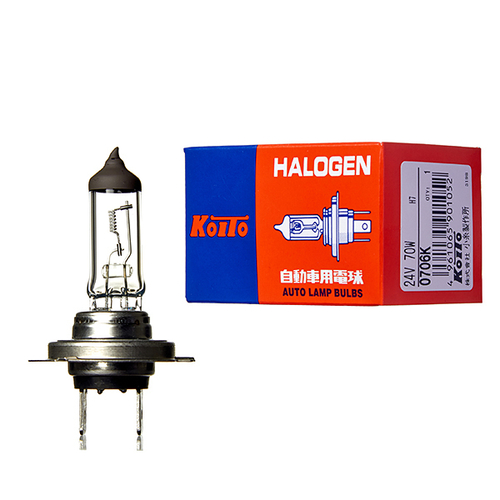Лампа головного света Koito H7 24V 70W (уп. 1 шт.) 0706K