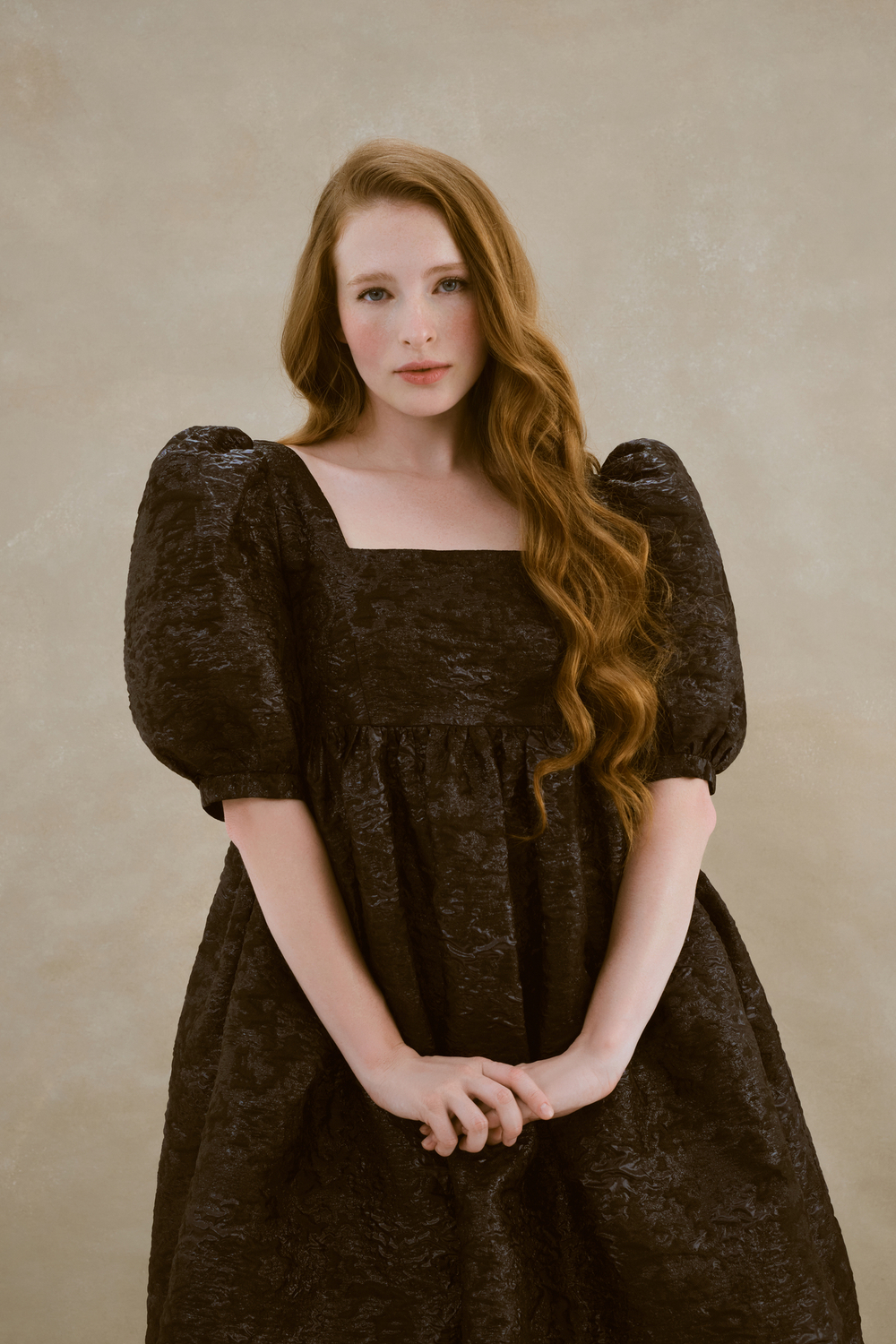 Royal black dress