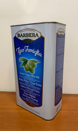 Оливковое масло BARBERA Tipo Famiglia Extra Virgin 3 литра в жестяной канистре Италия