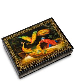 Народные промыслы ШК-11/ 6-E Шкатулка в технике декупаж (13х18х4)