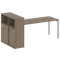 Метал Систем Куатро Стол письменный с шкафом-купе на П-образном м/к 50БП.РС-СШК-3.5 Т