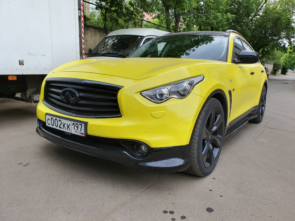 Сплиттеры боковые Infiniti QX70 FX37 FX50 FX30d