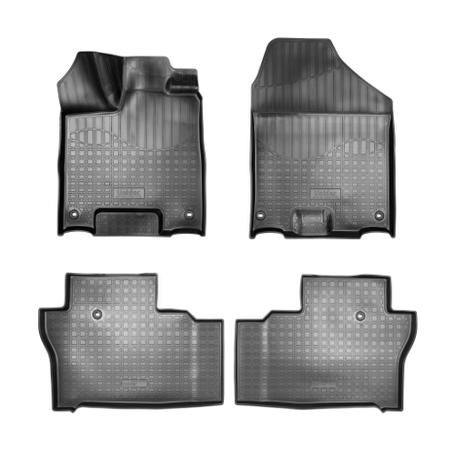 Ковры в салон Norplast/Unidec для Honda Pilot III (2015-), Черный, 5 мест, арт.NPA10-C30-700