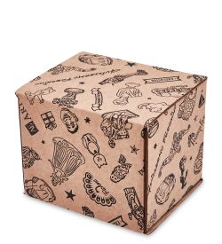 GAEM Art ГКП-51 Коробка самосборная гофрокартон 100х95х95