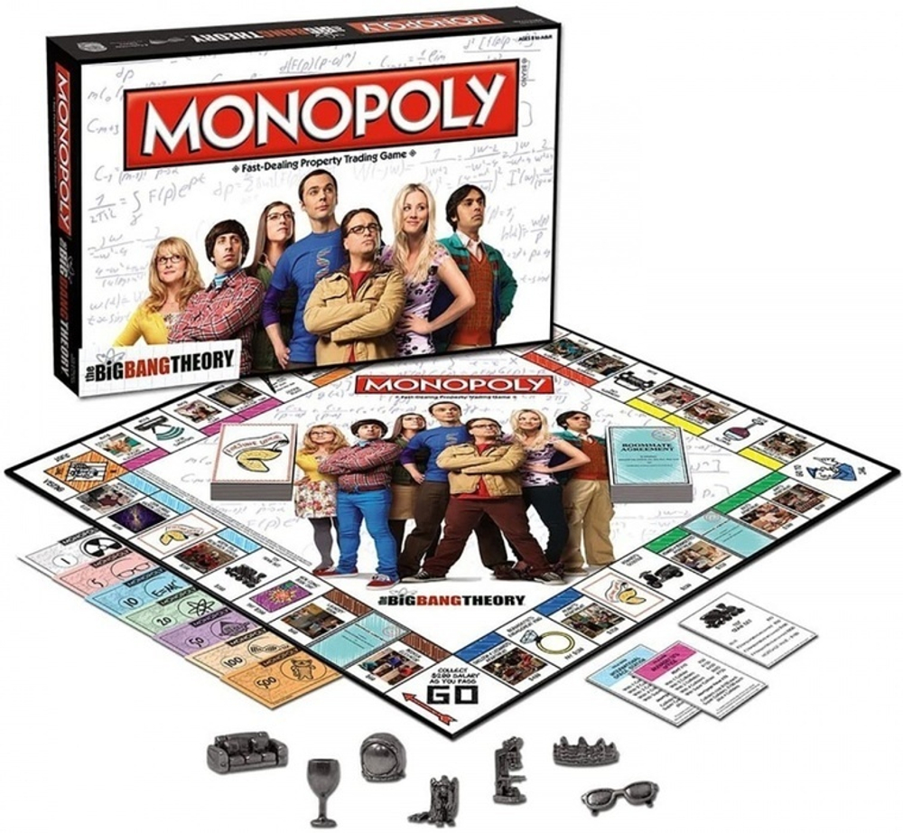 Настольная игра Монополия Теория большого взрыва (Big Bang Theory) на английском языке