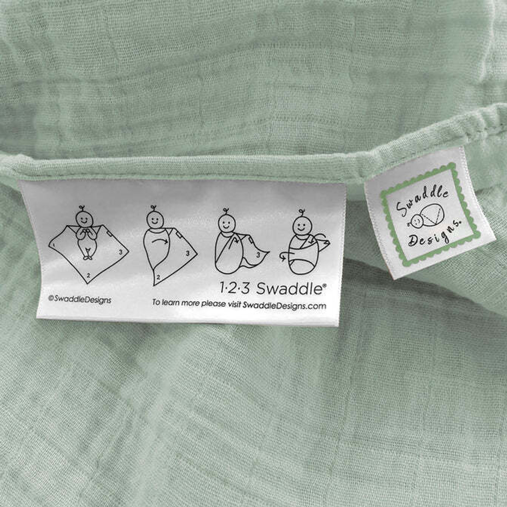 SwaddleDesigns Набор пеленок муслин 4 шт. - Earthtone 4-Pack, Spring Garden