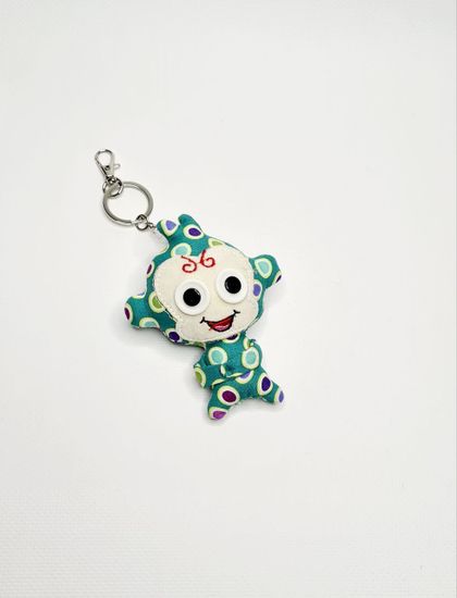 Мягкий брелок "Инопланетянин", цвет зеленый