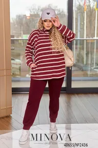 Костюм 2436-бордовый Minova