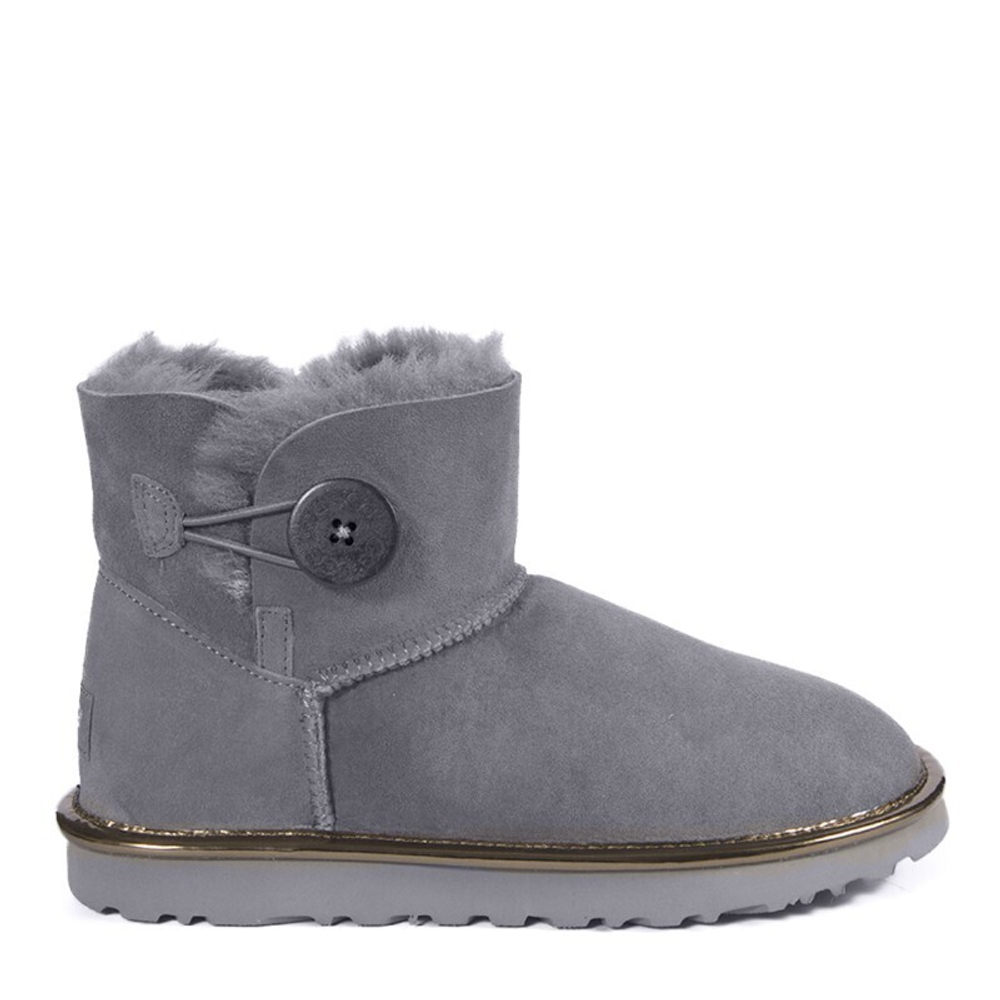 Угги Mini Bailey Button Metallic Gryser II