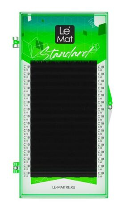 Ресницы Чёрные Le Maitre "Standard" (16 линий), D 0.10 10 мм