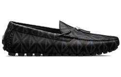 DIOR Mocassin Black Cd Diamond Leather