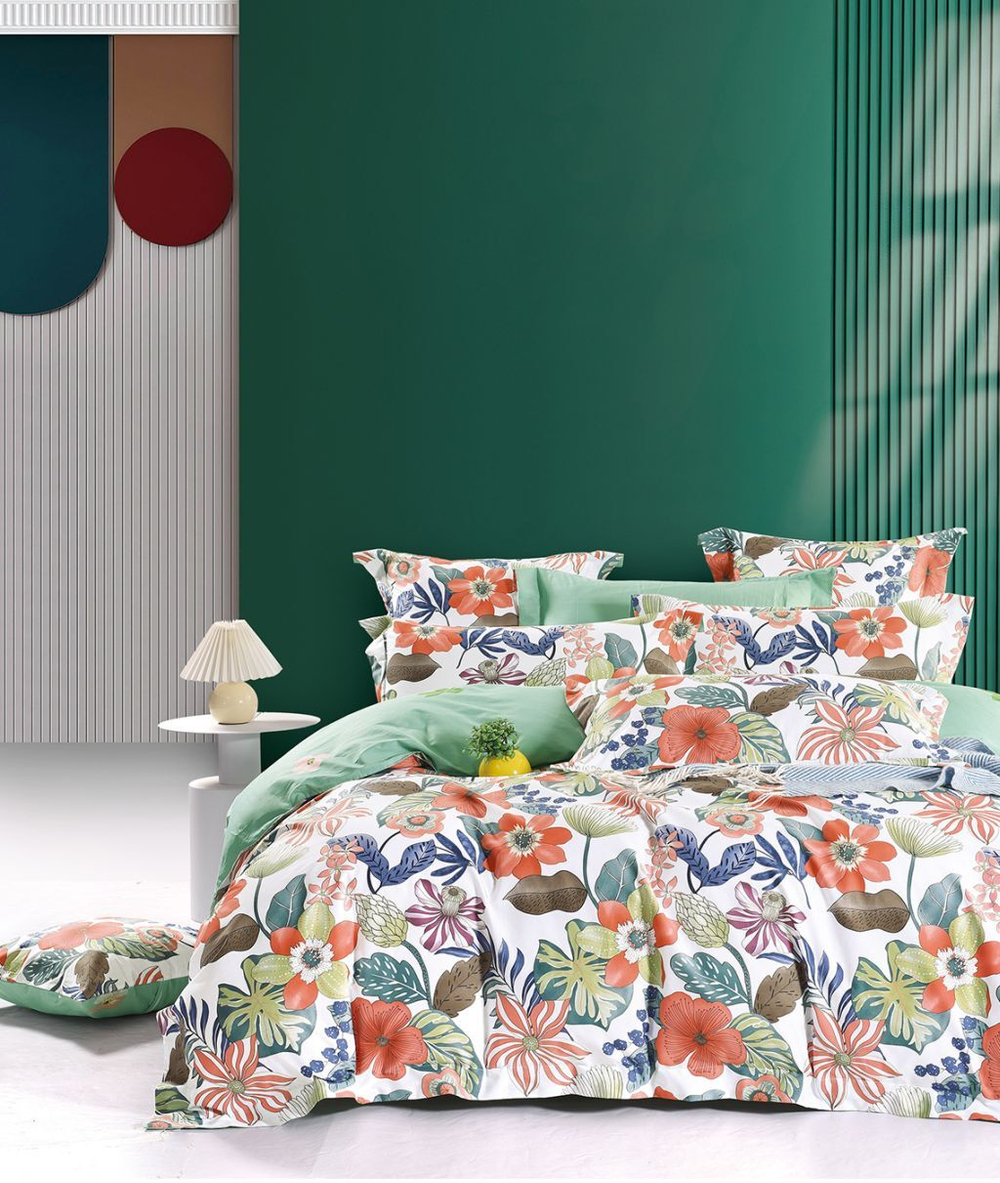 Постельное белье 2 спальное евро Asabella 1855-6