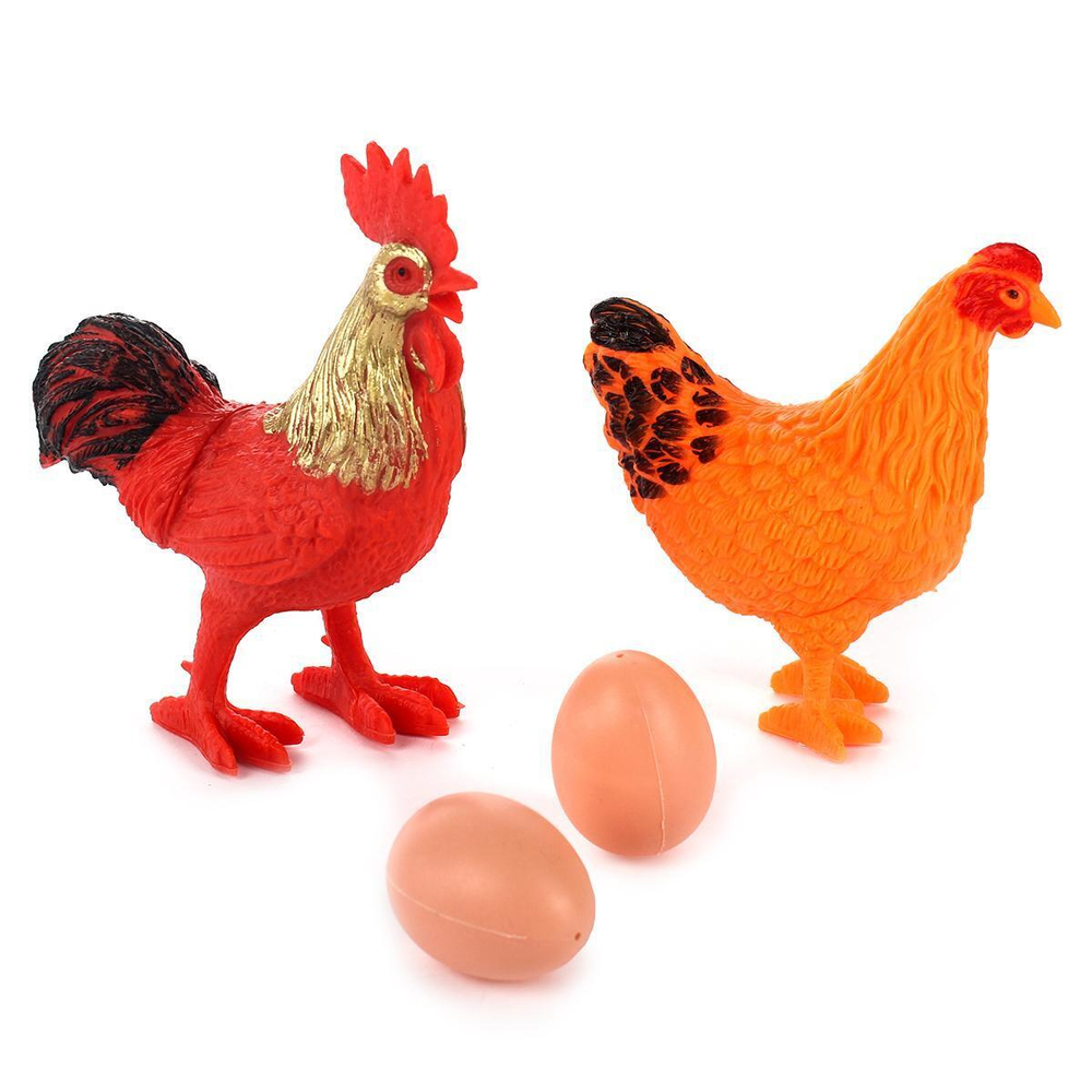 Набор домашних птиц 4шт, пакет CL03-8