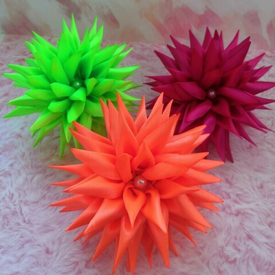 Резинка для волос 1шт «Астра» цвет микс, d=10 см