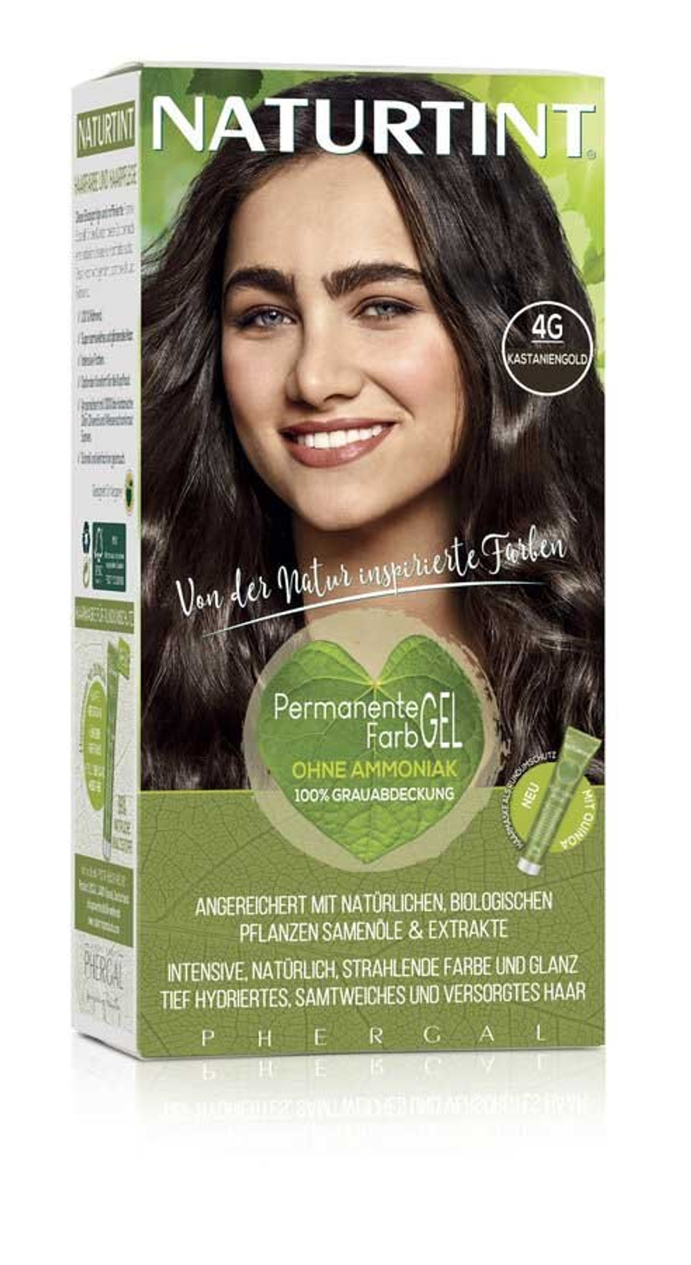 Краска для волос Naturtint 4G, каштаново-золотистый цвет, 165 мл