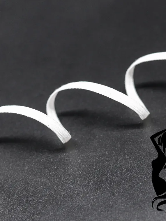 004 Резинка бельевая 4 мм, айвори 004