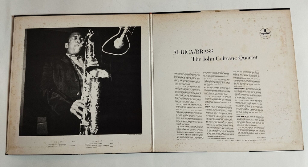 Винтажная виниловая пластинка LP The John Coltrane Quartet Africa Brass (Japan 1977) (No Obi)