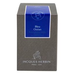 Чернила во флаконе Herbin Prestige 1670 50 мл Bleu Ocean синие с золотыми блестками (15018JT) 2