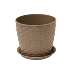 Кашпо РОТАНГ D135мм 1л с поддоном