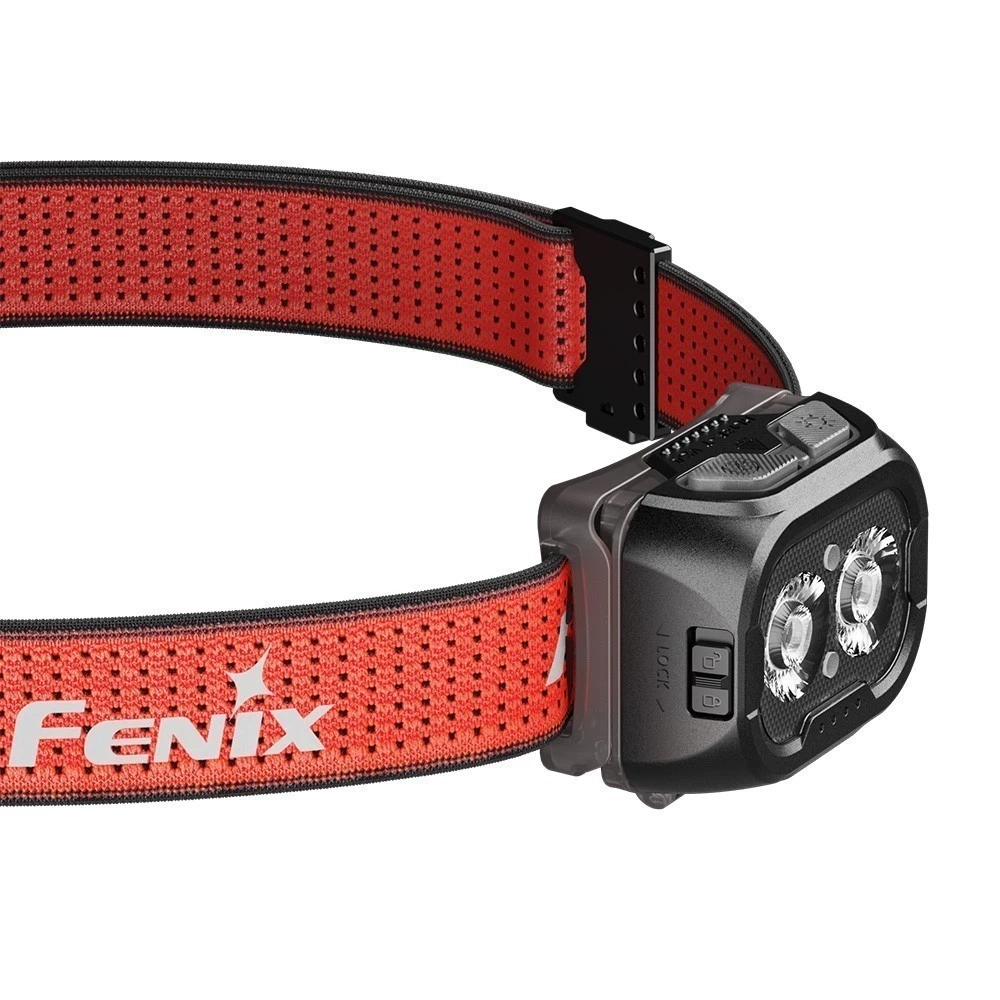 Налобный фонарь Fenix HL18R-T V2.0 черный с красным ремешком