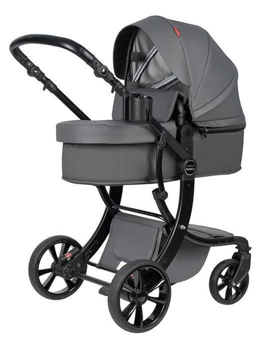 Детская коляска трансформер Aimile Spring темно-серый
