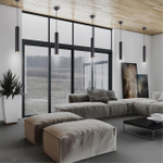 370622 OVER NT19 410 черный Накладной светильник, длина провода 1м IP20 GU10 50W 220V PIPE