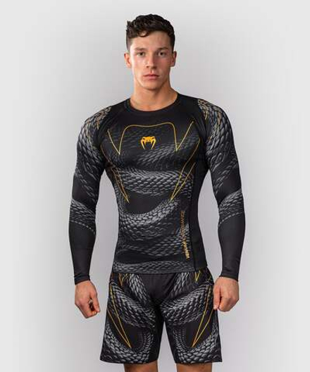 Рашгард Venum Matupa Black/Grey/Gold L/S