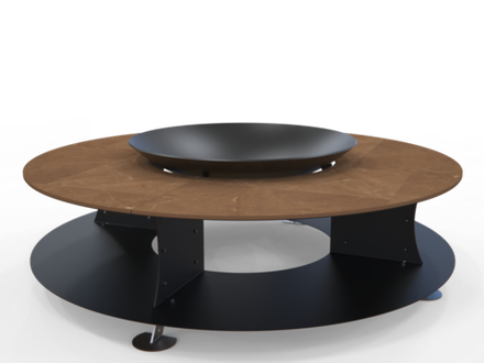 Дизайнерский очаг UFIRE GF-09, d 150 см