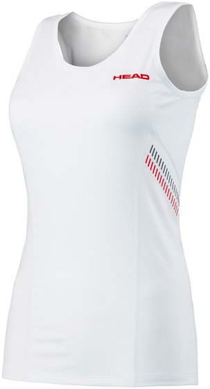 Майка для девочек Head Club Tank Top, арт. 816697-WHRD