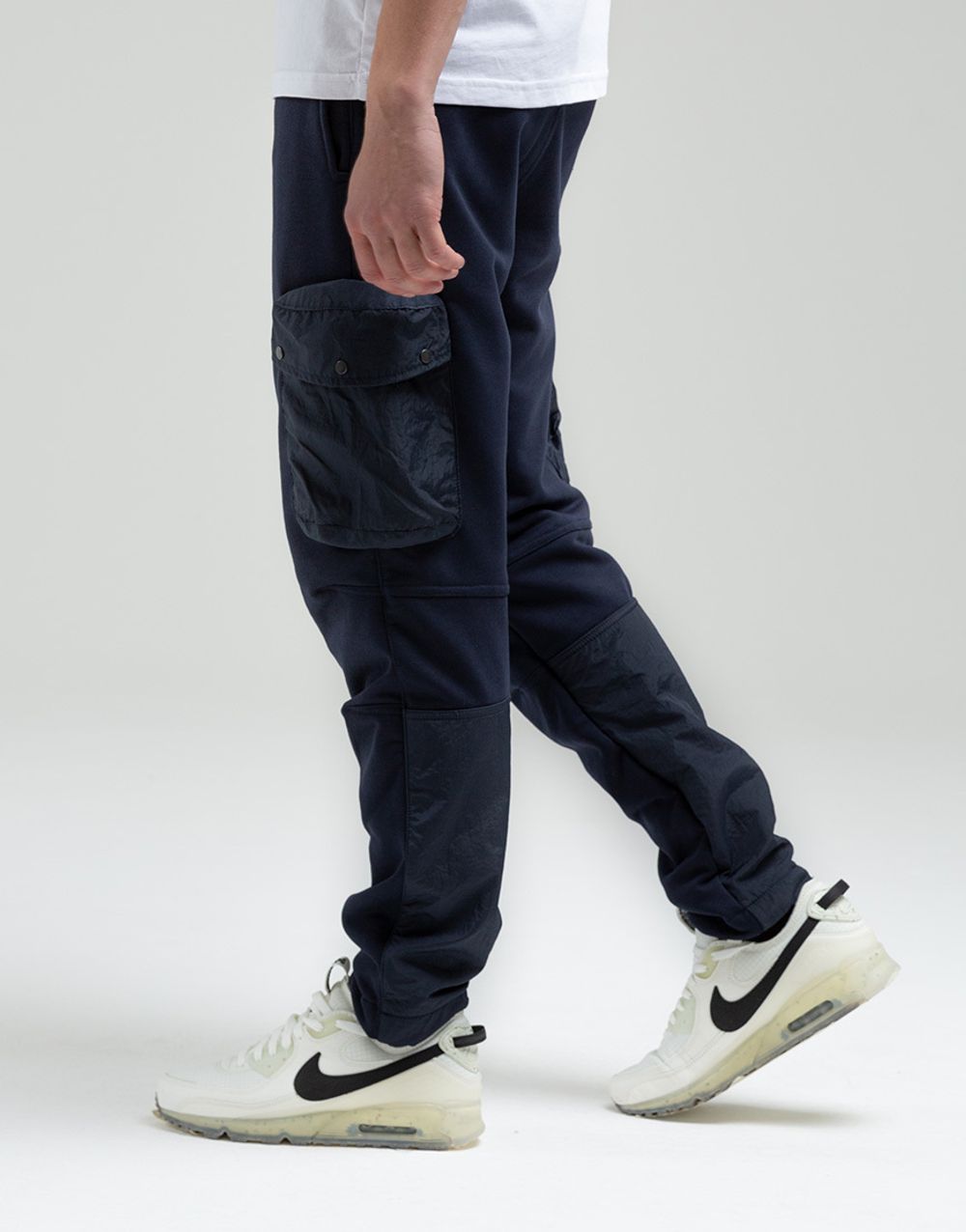 Спортивные Штаны We Don’t Care Nylon Trim Cargo Sweatpants Navy