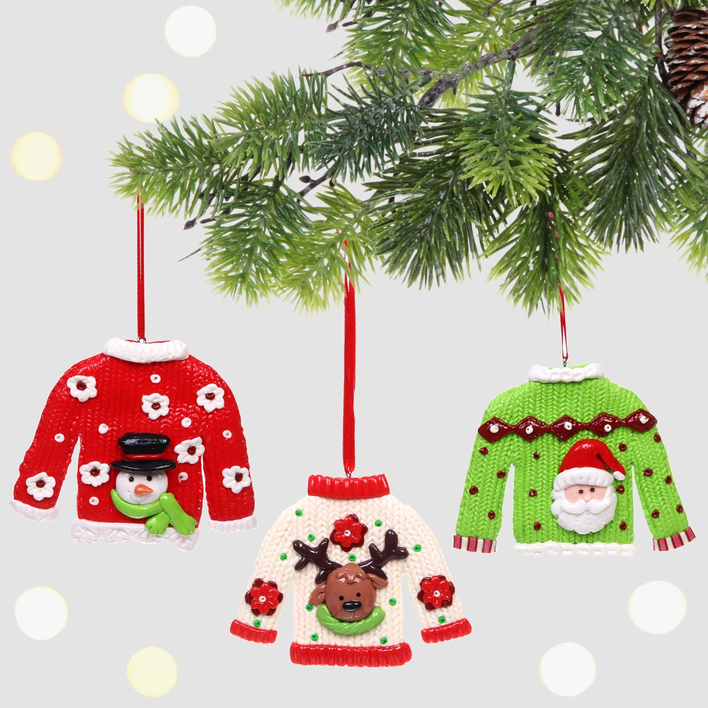 Подвеска Сandy «Новогодний свитер» 10*8 см, в ассортименте