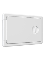 Люк ревизионный ЛТП накладной ручка-задвижка 150х100 пластик EVECS