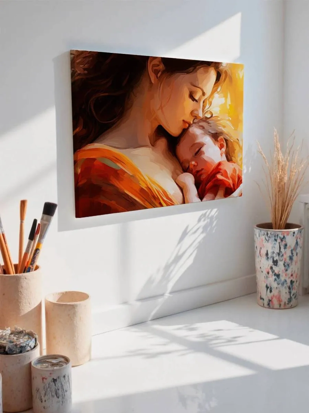 Картина на стену 40 X 50 Мать и дитя
