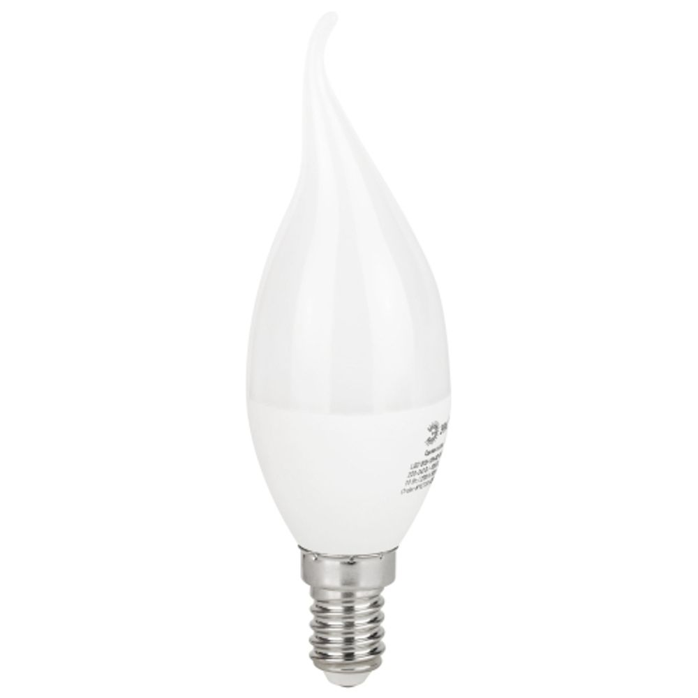 Лампочка светодиодная ЭРА RED LINE LED BXS-10W-827-E14 R E14 / Е14 10Вт свеча на ветру теплый белый свет | Лампы cветодиодные Свеча (B/C)