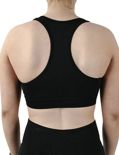 Кроп-топ для отдыха и спорта (Размер: M-L) (Цвет: черный)
