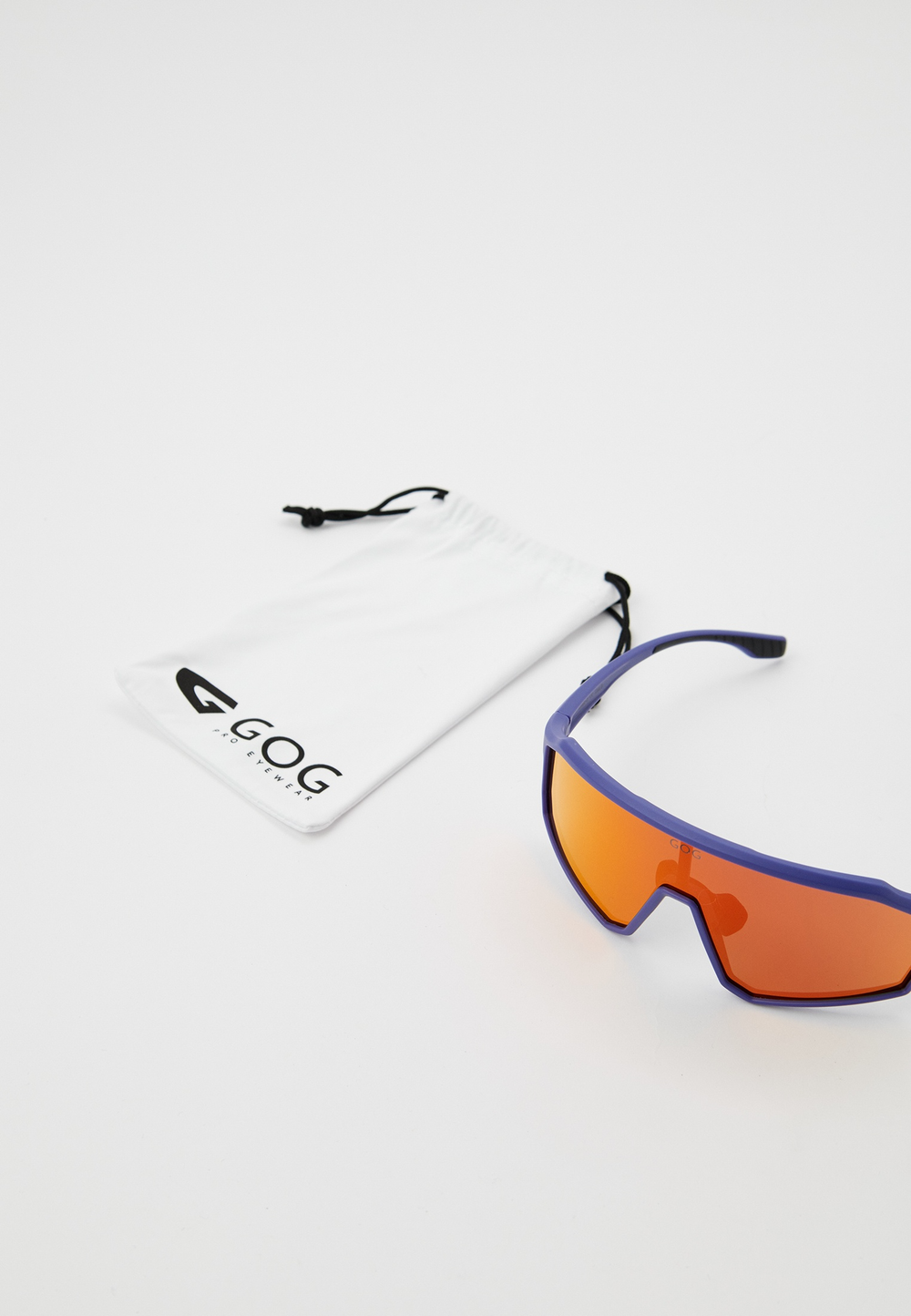 Спортивные очки GOG Bingo / Matt Purple-Black / Red Lens