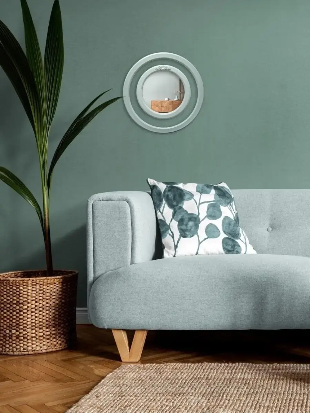 Зеркало настенное для прихожей 27 см