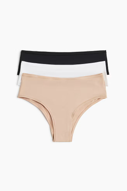 H&M Набор из 3 пар трусов, бежевый