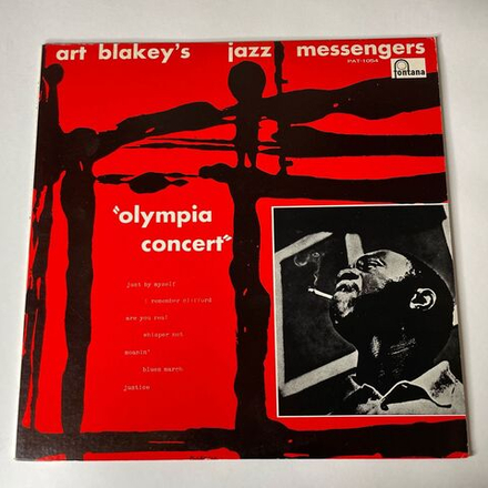 Винтажная виниловая пластинка LP Art Blakey's Jazz Messengers Olympia Concert (Japan 1974) (No Obi) Moanin