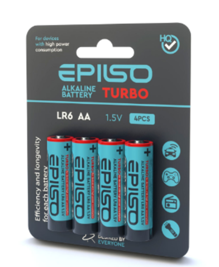 Элементы питания EPILSO LR6/AA турбо (алкалиновые)