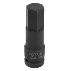 Головка-бита 6-гранная ударная 19мм,1/2'' RockForce RF-24407819MPB