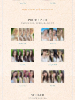 Альбом OH MY GIRL - Golden Hourglass 9th Mini Album POCA Version