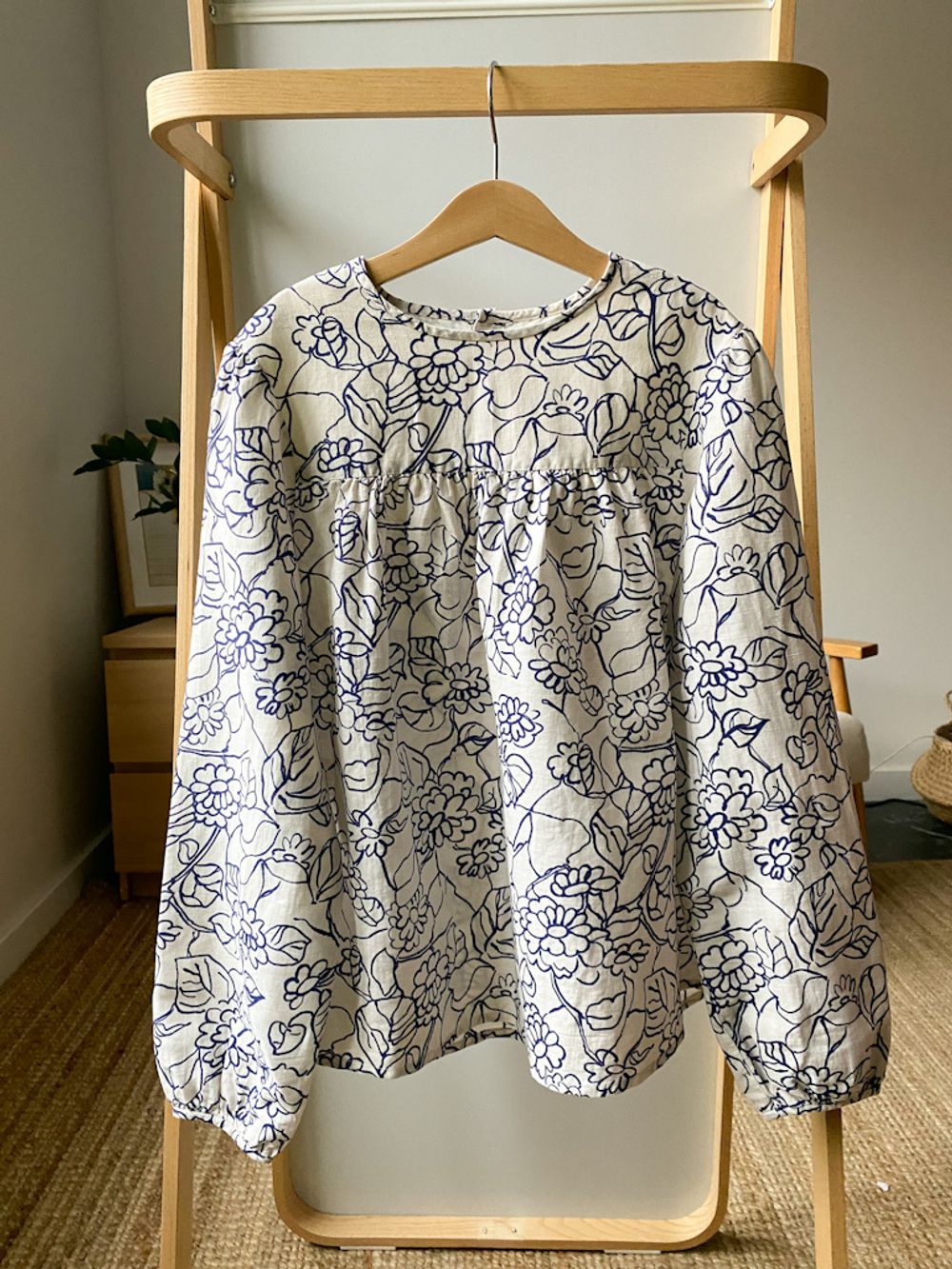 Новая льняная блузка Bonpoint, 164