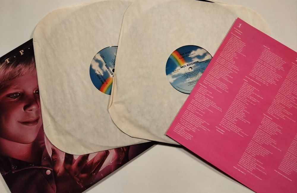 Винтажная виниловая пластинка LP Planet P Project Pink World (USA 1984)