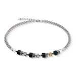 Колье Coeur de Lion Black-Silver 3021/10-1317